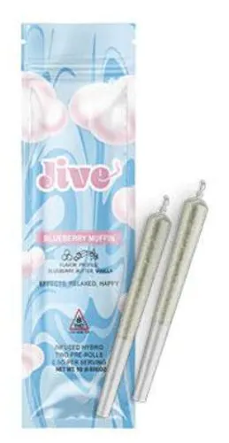 Jive Pre-Roll -Blueberry Muffin- .5g 2pack (1.0g)-active