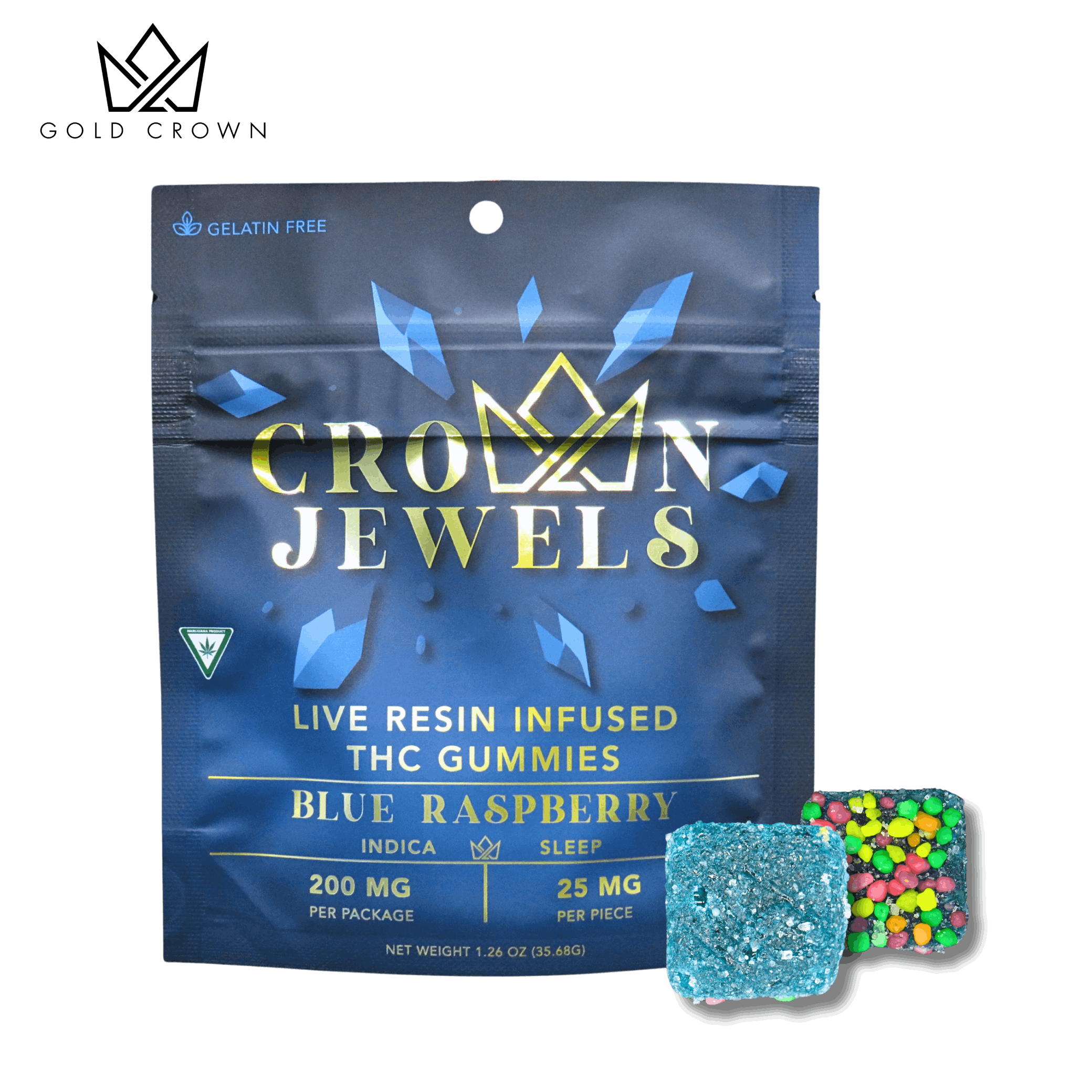 Crown Jewels 200mg - Blue Raspberry | 25mg each