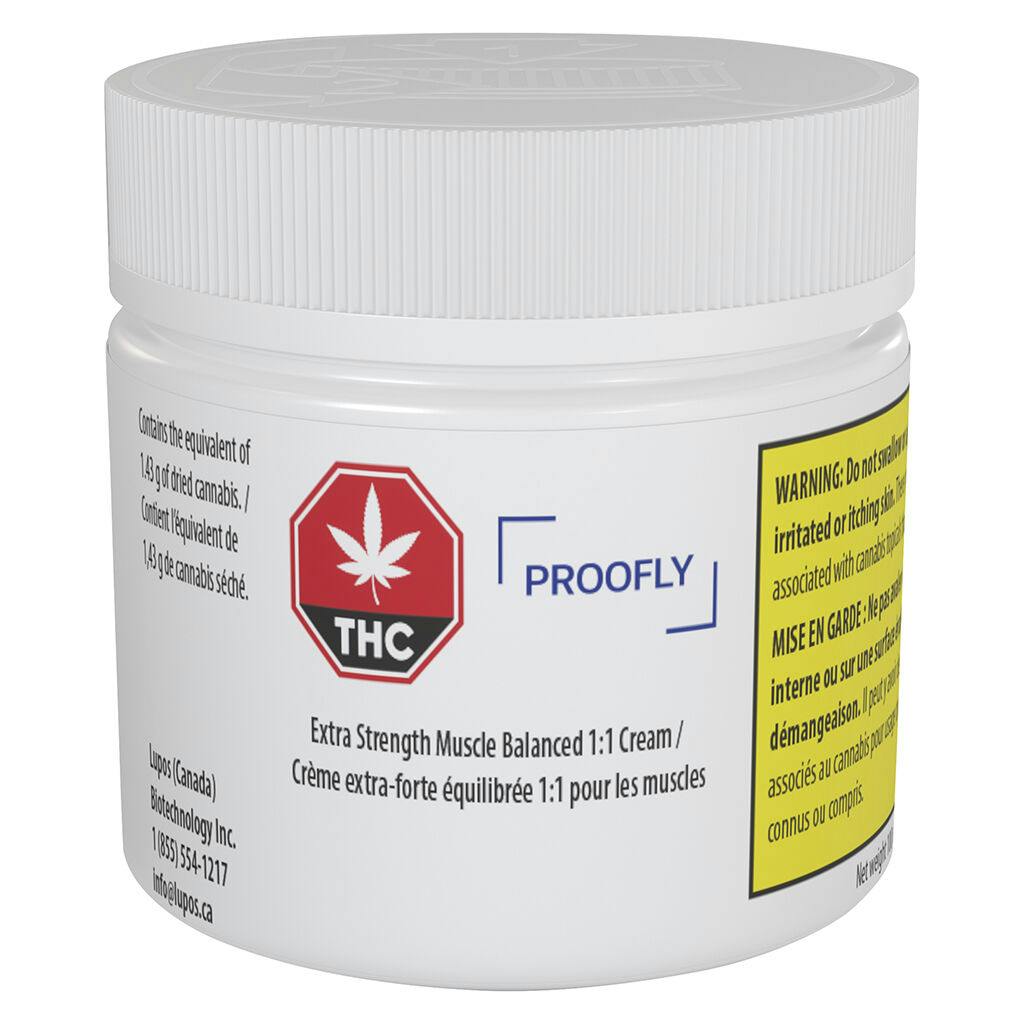 Proofly - extra strength muscle balanced 1:1 cream - 100g