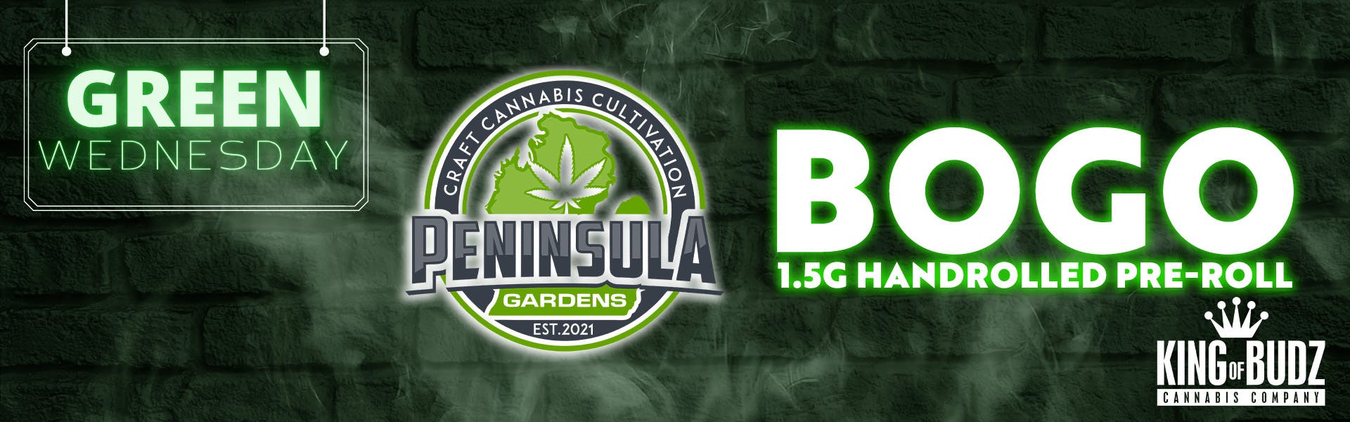 Peninsula Gardens 1.5g Handrolled Preroll - BOGO