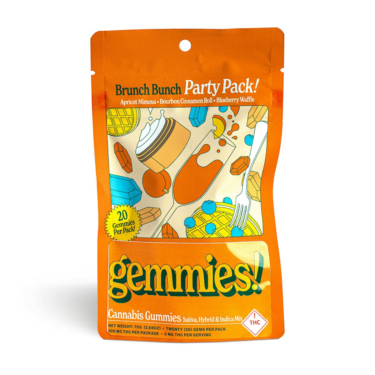 Photo of Brunch Bunch Gemmies Party Pack – 100mg