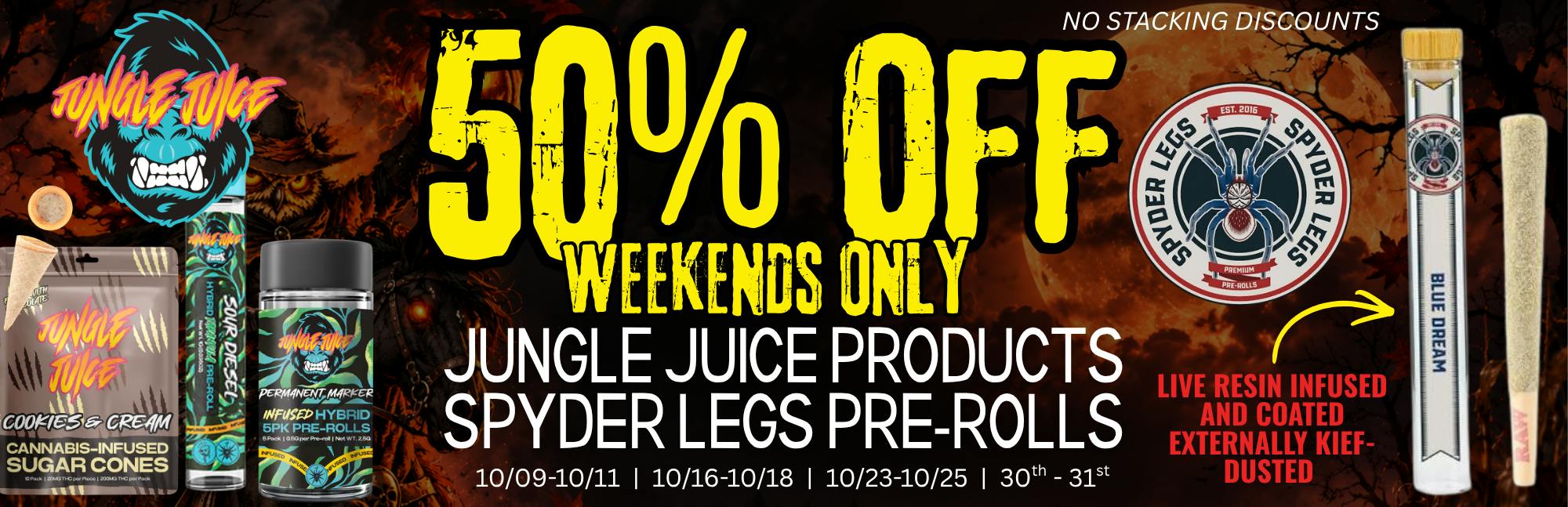 infused pre-rolls in michigan, shop infused pre-rolls in adrian, olswell cannabis pre-rolls, pre-rolls sales, shop infused live resin pre-rolls, shop jungle juice products at Olswell, 