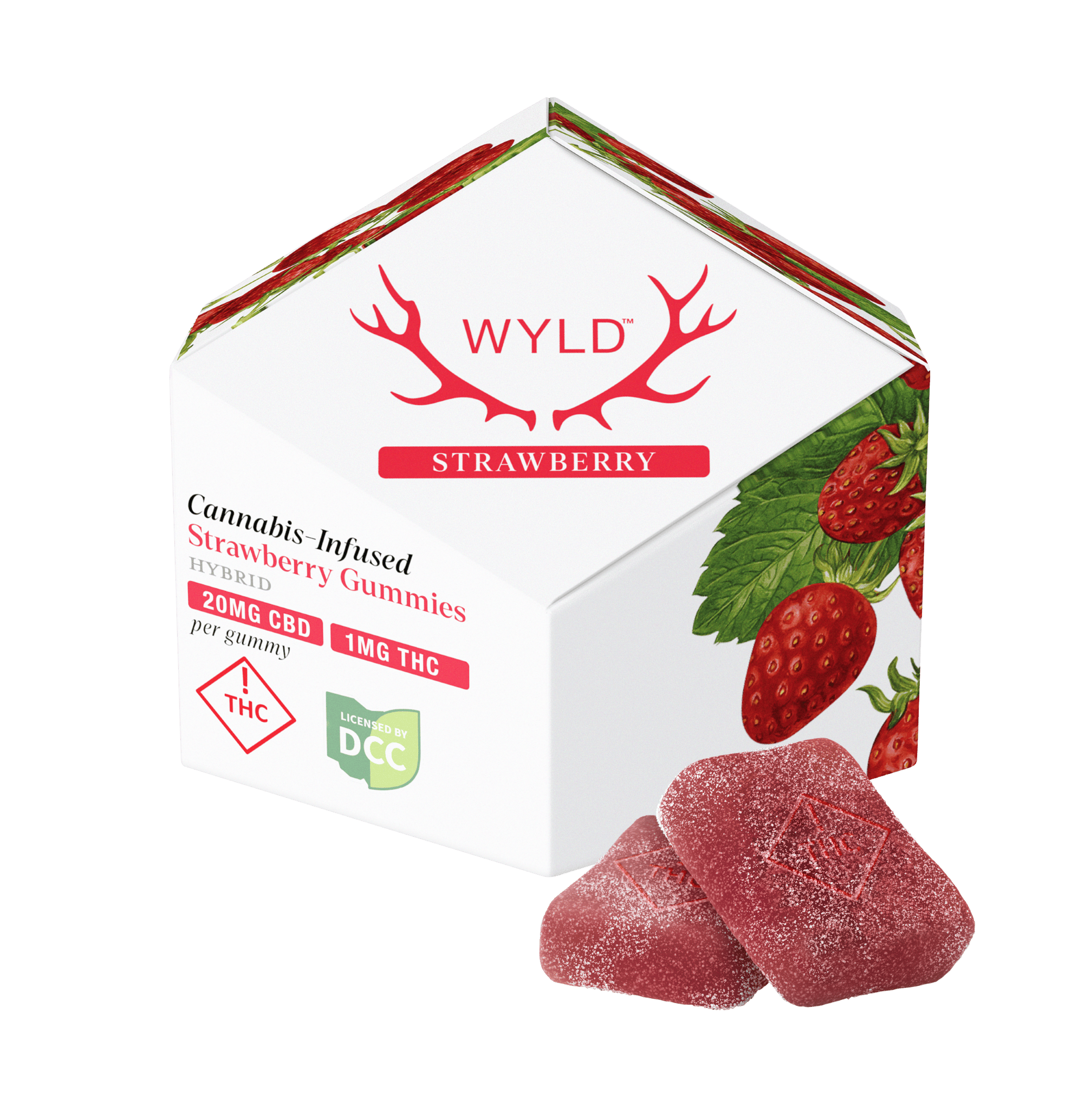 Strawberry 1 20 THC CBD 10 X