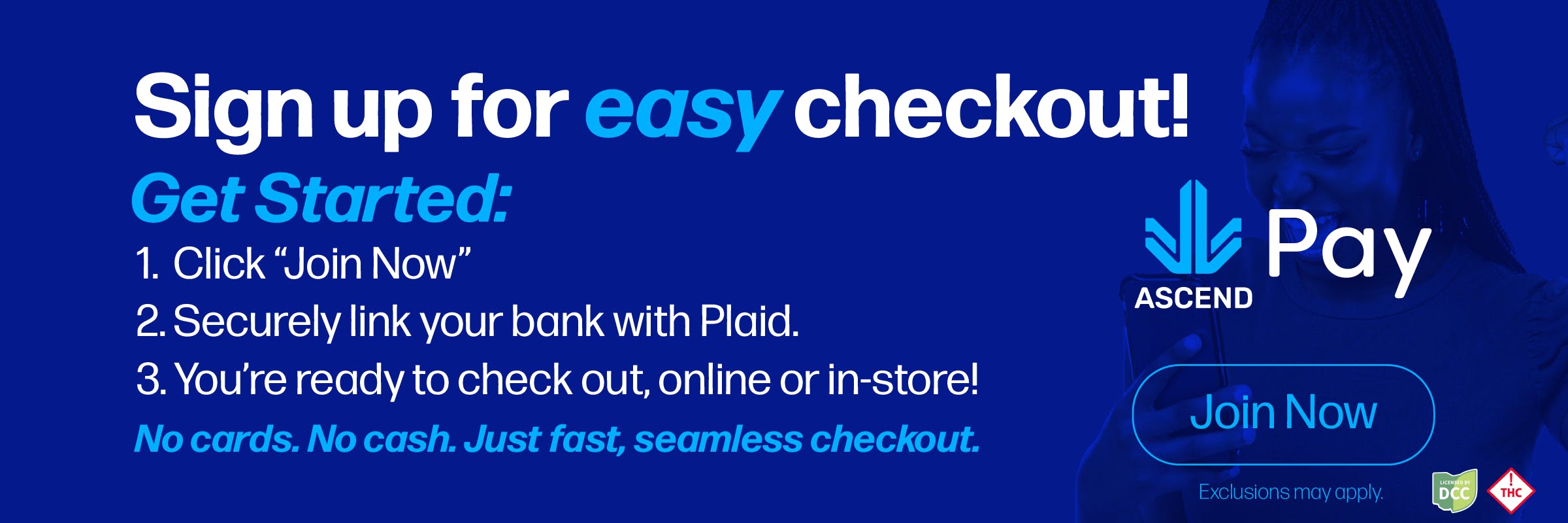 AscendPay Sign-up for Easy Checkout!