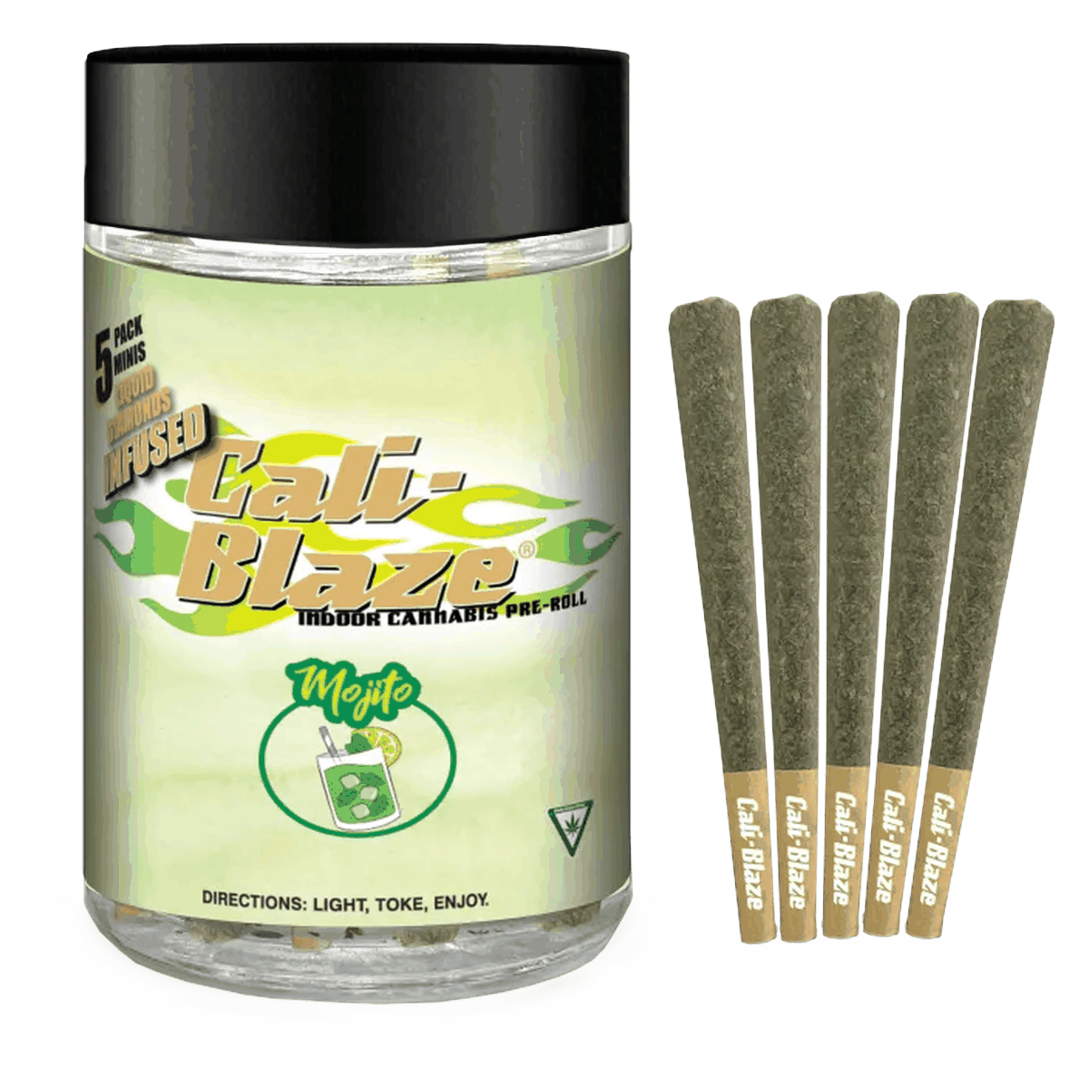 Mojito Liquid Diamond Pre-Roll 5-Pack | 3.5g