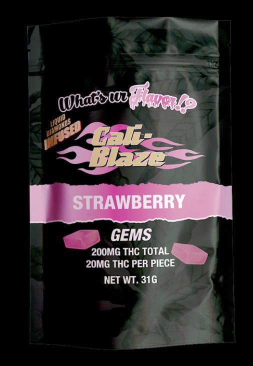 Cali-Blaze | Liquid Diamond Gummies - 200mg - Strawberry