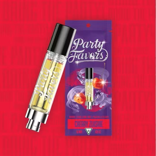 Cherry Zlushie Cart Hybrid by Party Favors – Vapes at Gatsby Cannabis