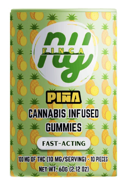 NY Finca | Gummies 10pk | Arriba Pina | Uplift