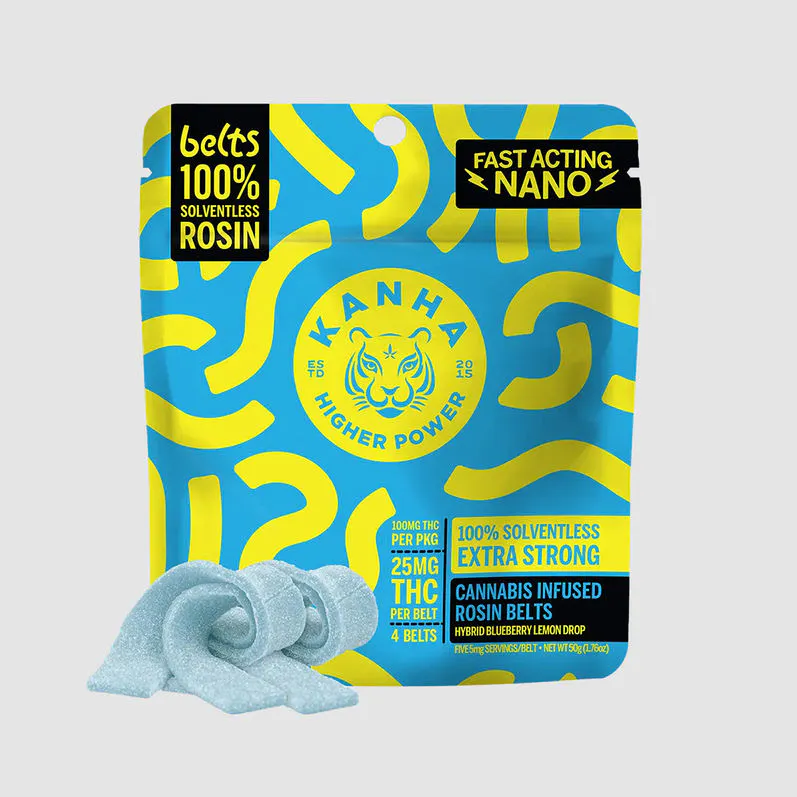 Blueberry Lemon Drop Solventless Rosin Belts 4-pack | Solar
