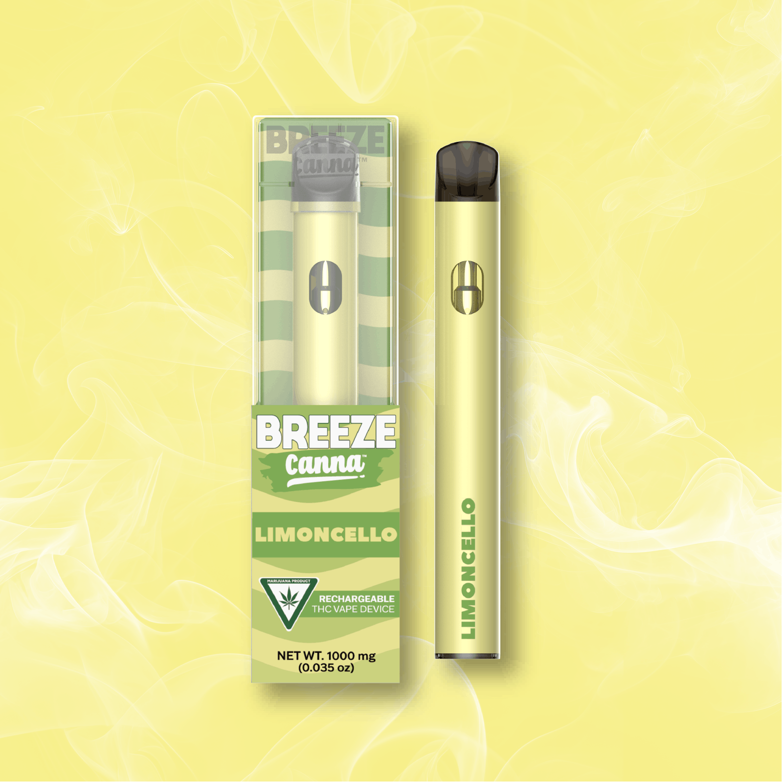 Limoncello - Seasonal 1g PLUS Disposable Device — BREEZE Canna