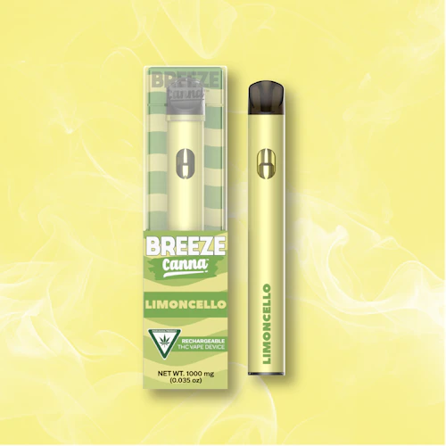 Limoncello - Seasonal 1g PLUS Disposable Device — BREEZE Canna