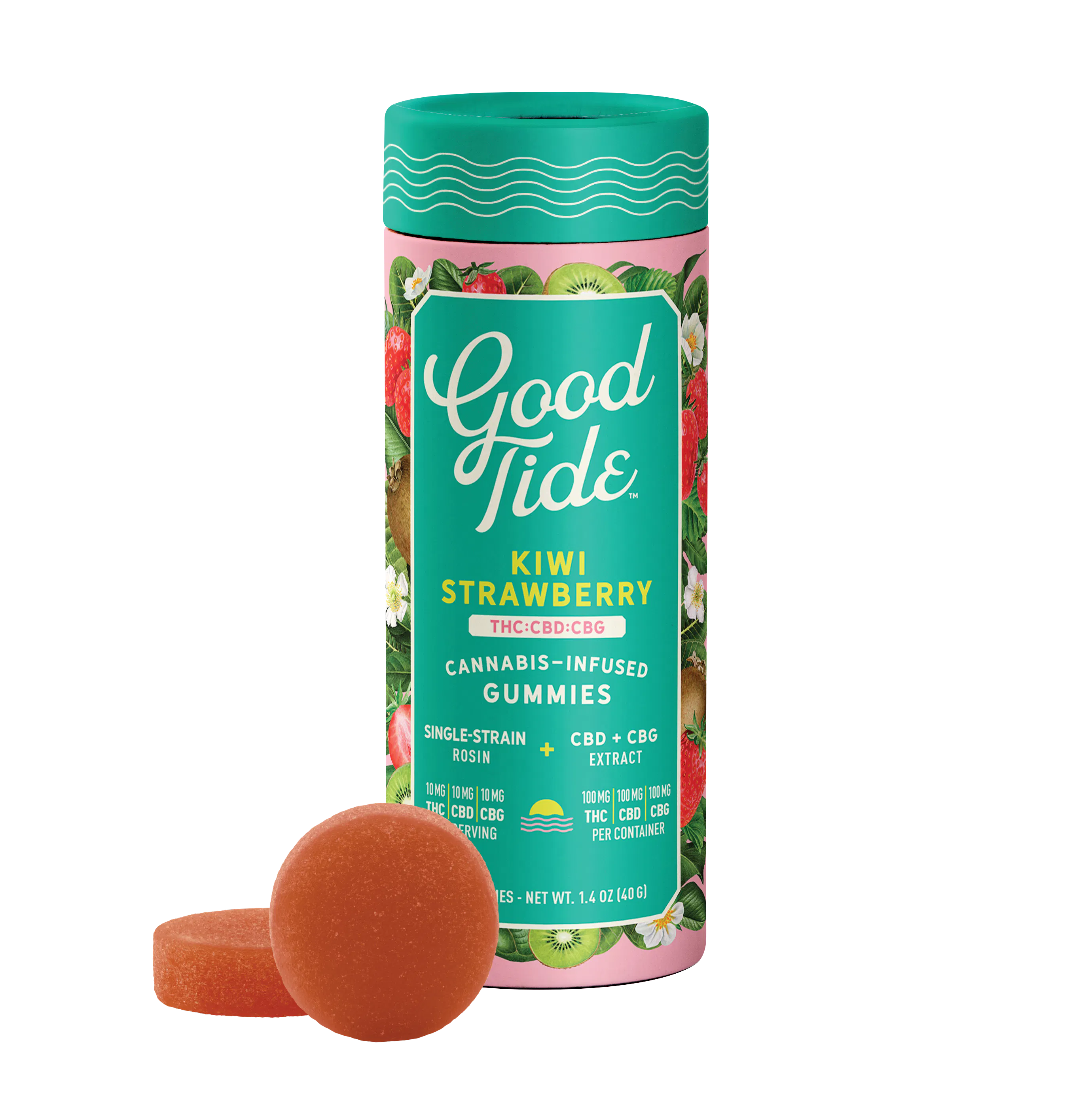 Good Tide|Kiwi Strawberry THC:CBD:CBG | Durango Organics (Grandview)