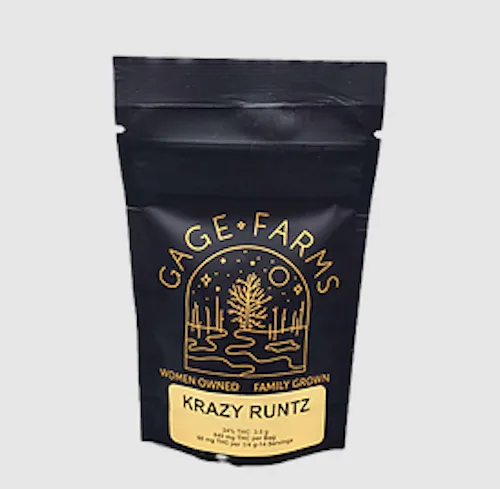 Gage Farms Krazy Runtz Flower 3.5g-1