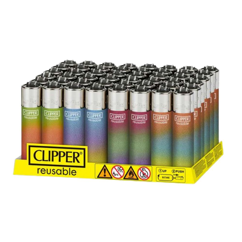 Clipper Lighters - Classic Large - Crystal Rainbow