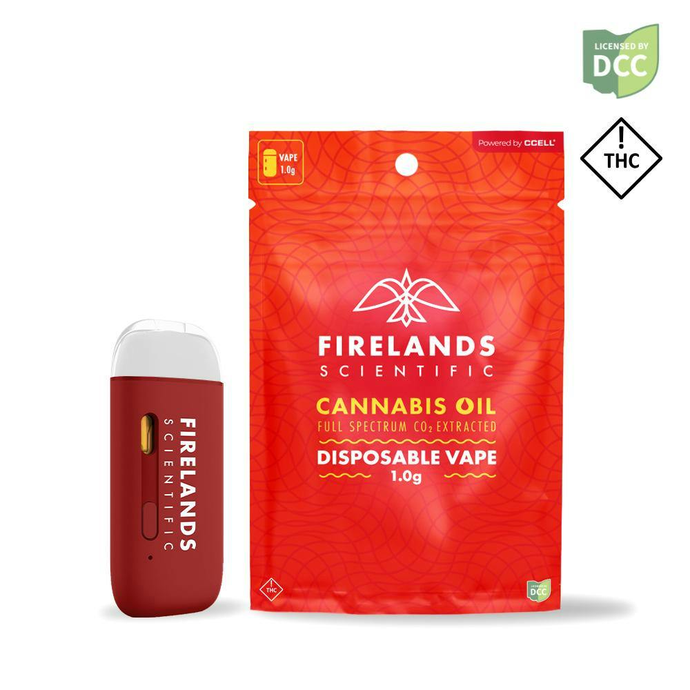 Firelands Scientific - Starbux Disposable - 1g - 700mg | UpLift - Mt. Orab