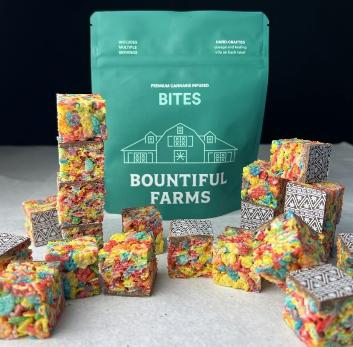 Photo of Rainbow Mello Bites 50mg Bountiful Farms