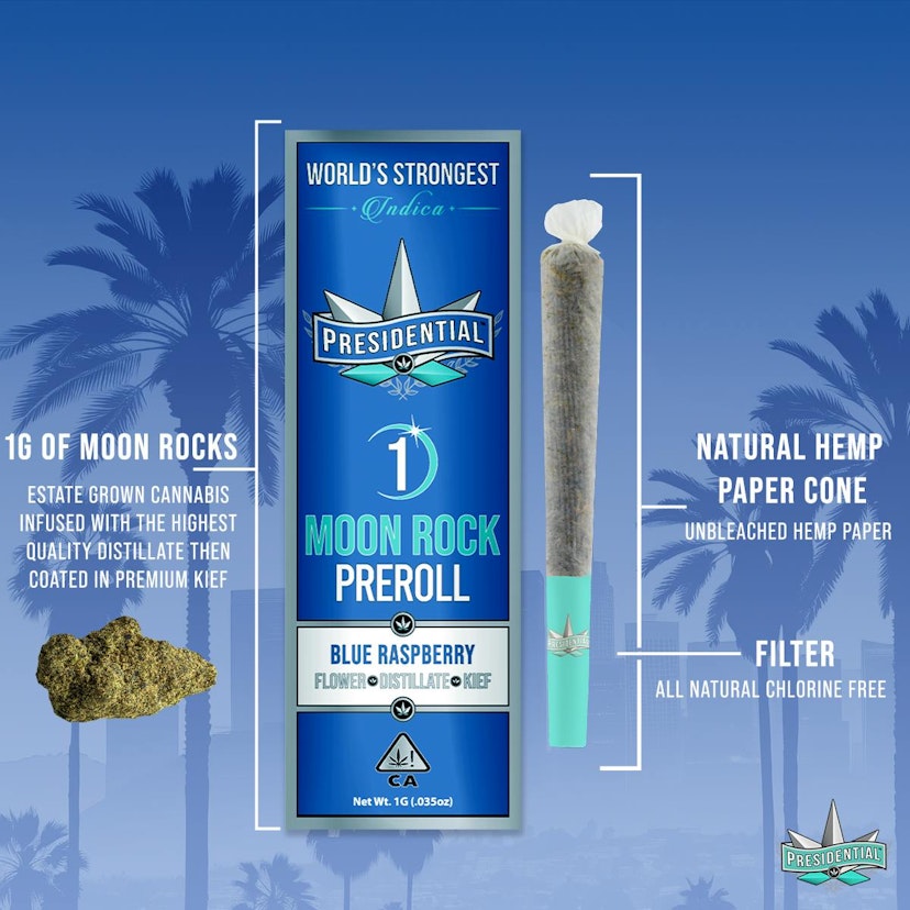 Presidential Moon Rock Preroll | Blue Raspberry