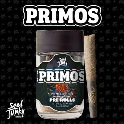Seed Junky - 5-Pack .6g Bubble Hash Infused Prerolls - Red Eye