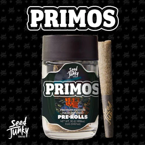 Seed Junky - 5-Pack .6g Bubble Hash Infused Prerolls - Red Eye