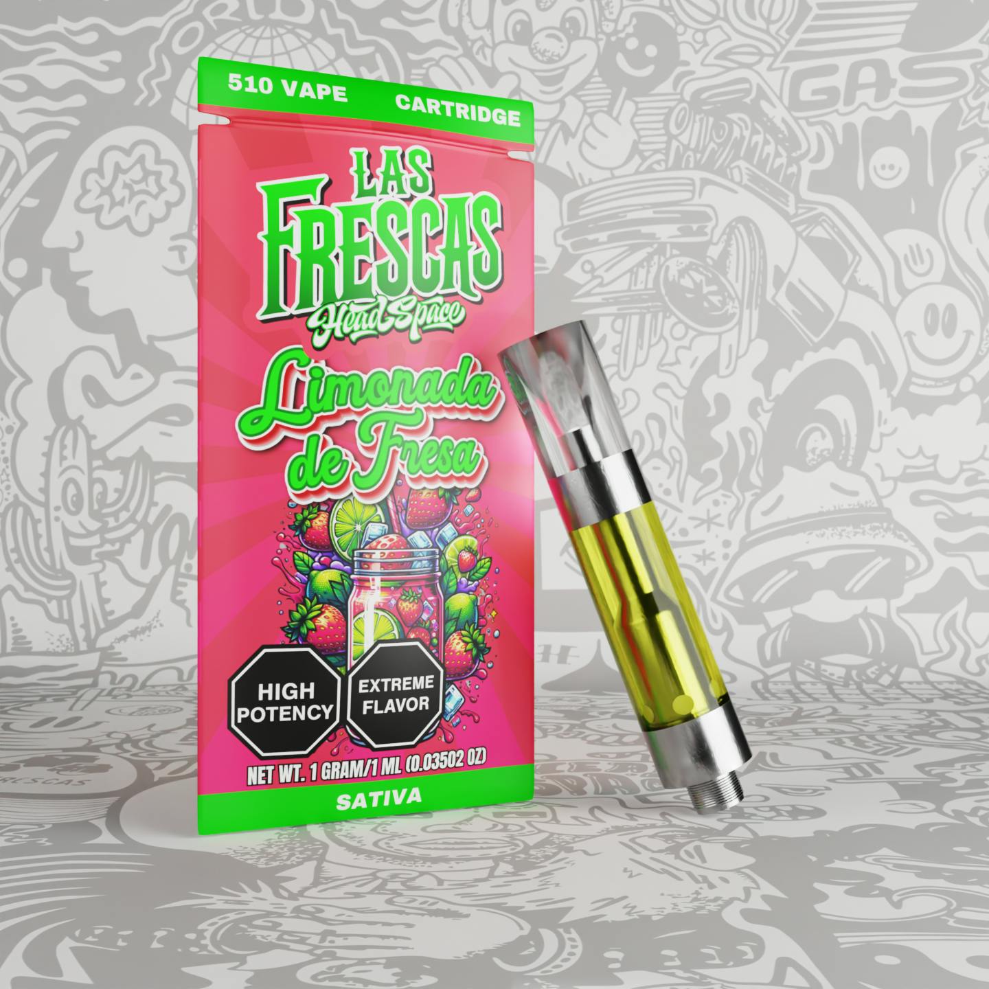 Las Frescas Cart - Limonada de Fresa | Albuquerque, NM Dispensary | Oasis  Cannabis