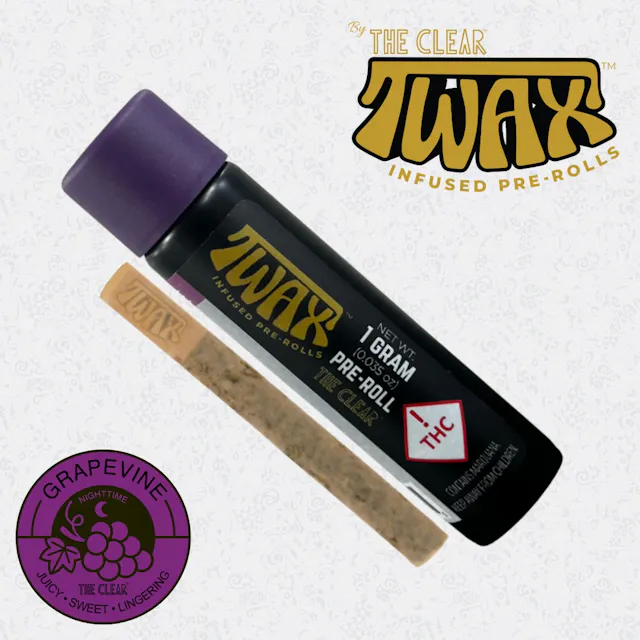 TWAX Infused Pre-Roll Grapevine 1g (indica)
