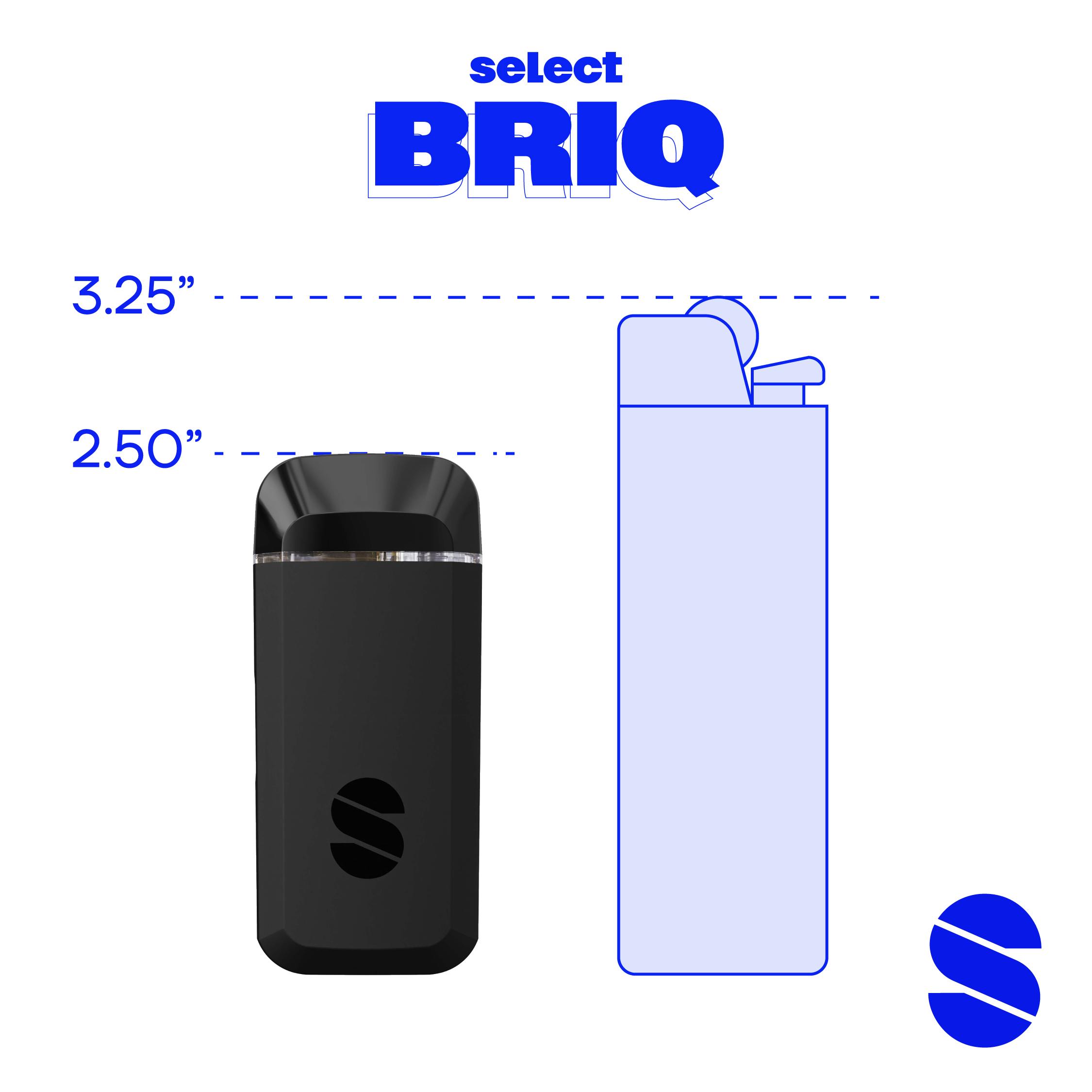 Select | Black Cherry Maduro | Briq | Disposable Vape | 2g | Emerald Tea  Supply Co.