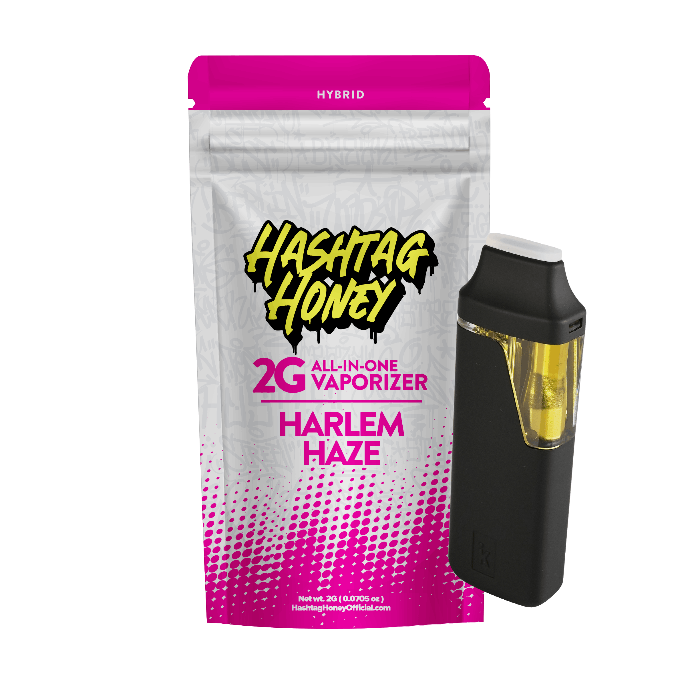 Hashtag Honey | 2g AIO Vape | Harlem Haze