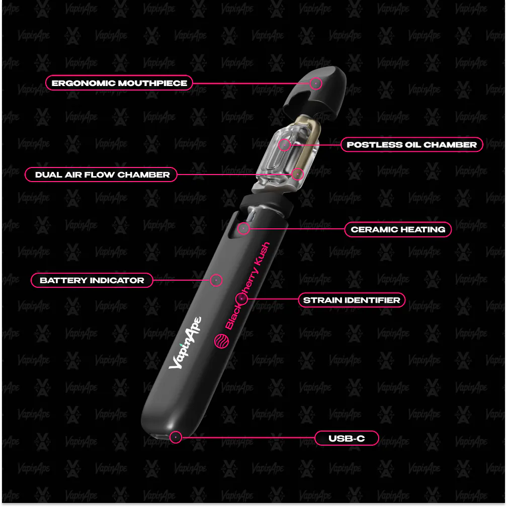 Buy Black Cherry Kush | Disposable Vape | 1g in Springfield | High