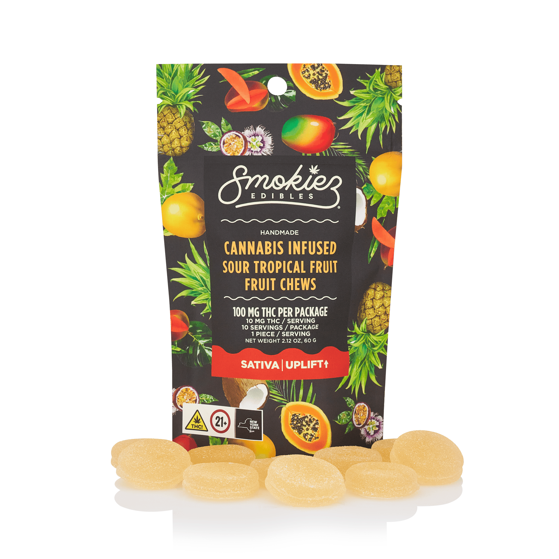 Product Smokiez - Tropical Fruit - 10pk - 100mg