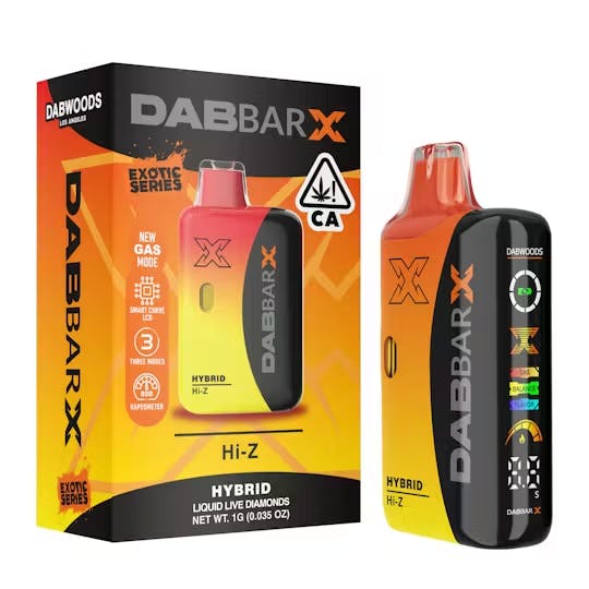 Modesto Dispensary: Dabwoods Hi-Z - Dab Bar X - All-in-One Vapes | Cookies