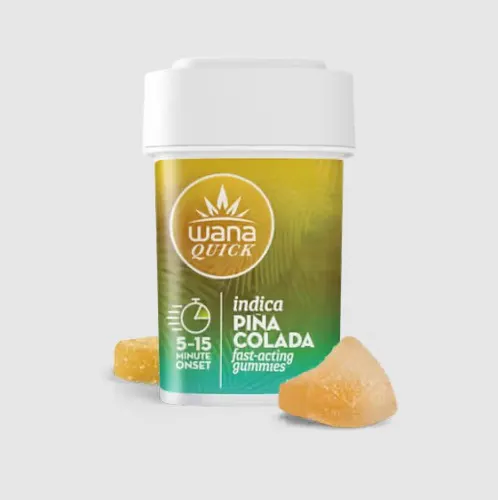 Quick Pina Colada Gummies Indica [10pk] | 100mg-1