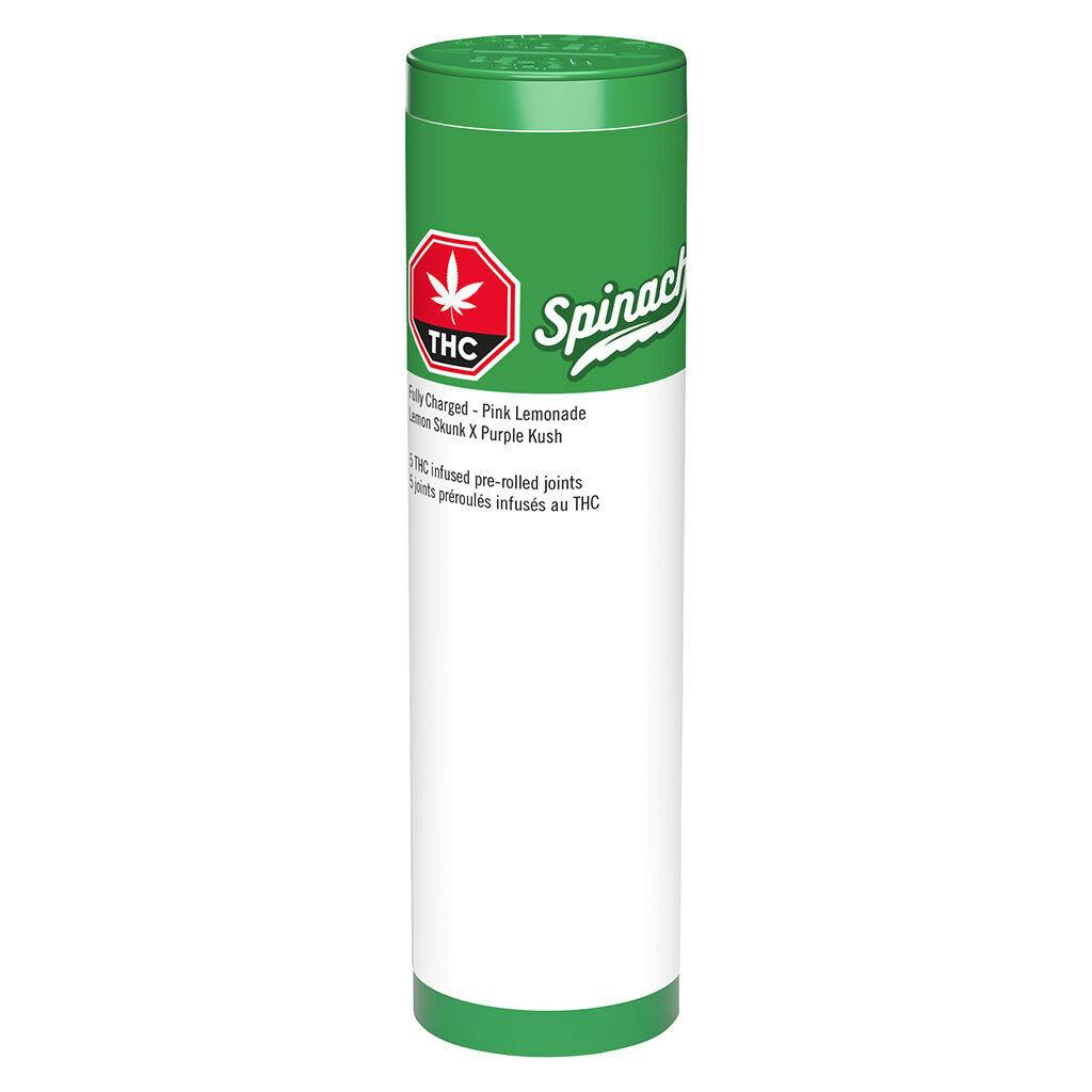 Spinach - fully charged pink lemonade infused pre-roll - 5x0. 5g-0
