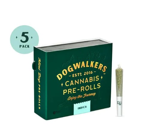 Product GTI Dogwalkers Prerolls - Animal Face (Sit) (5pk) 1.75g