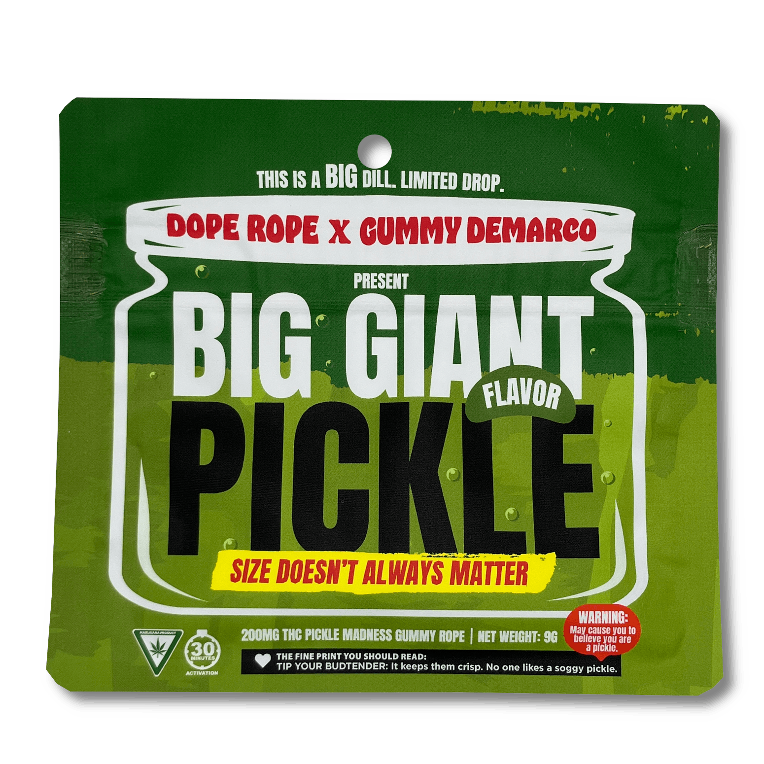 Product: Dope Rope | Gummy Rope - 200mg - Pickle