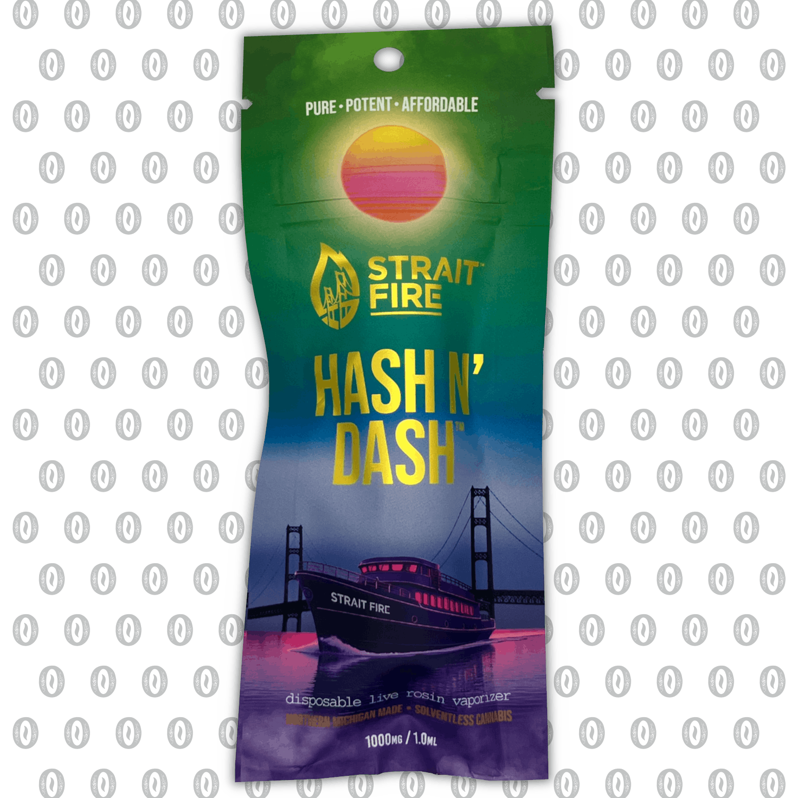 Strait Fire | Live Rosin Disposable - 1g - Double Stuffed Oreo