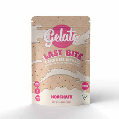 Gelato Last Bite - Cannabis Infused Sugar Cones 200mg - Horchata