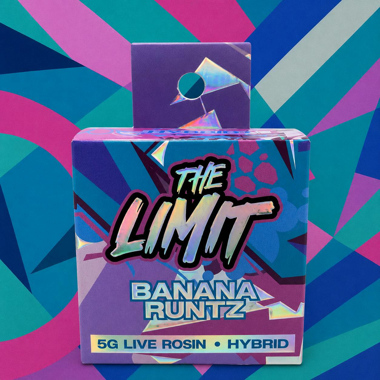 The Limit - 5g Hash Rosin - Banana Runtz