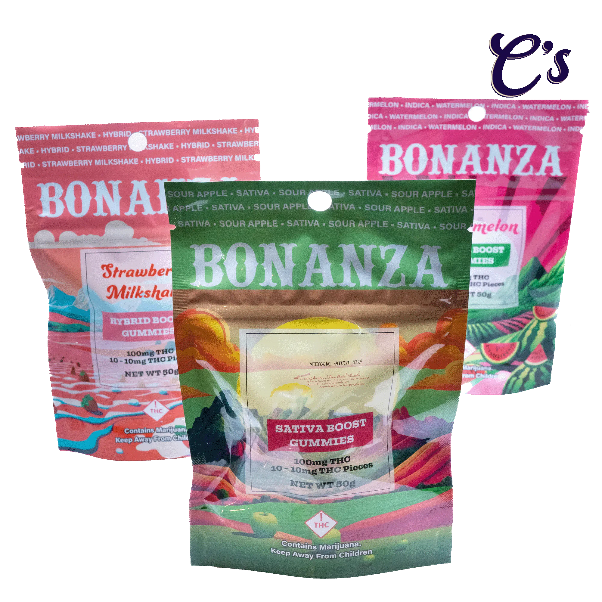 モチ Bonanza | Boost Gummie (S) Pink Lemonade 100mg | Callie's Cannabis