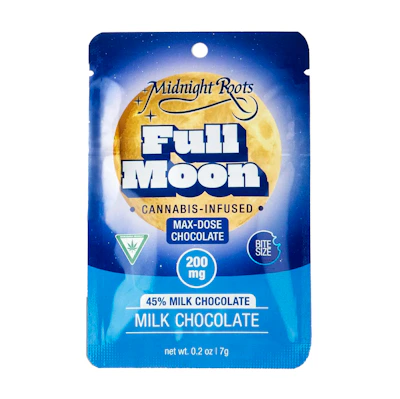 Midnight Roots - 200mg Chocolate Bite - Milk Chocolate - EDIBLES by Midnight Roots at King of Budz