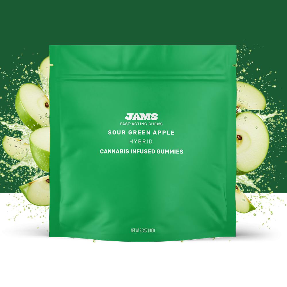 Sour Green Apple Jams - Fast Acting