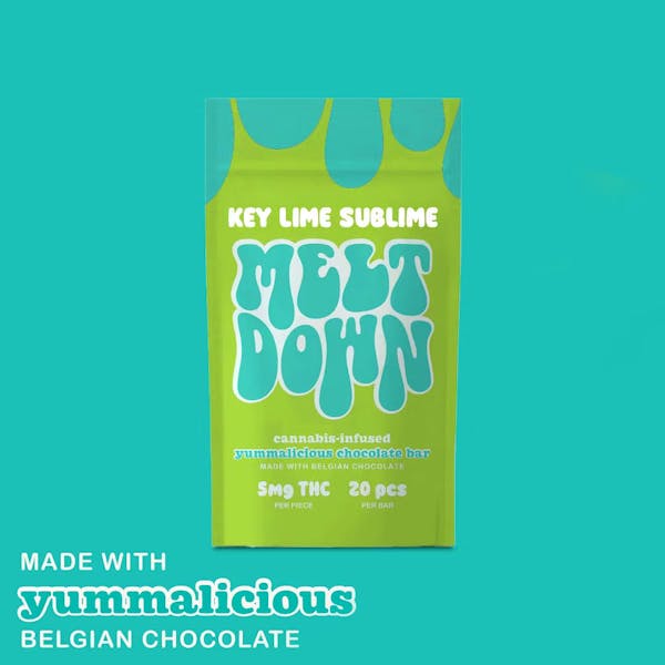 Key Lime Sublime | 100mg | Chocolate Bar | Meltdown