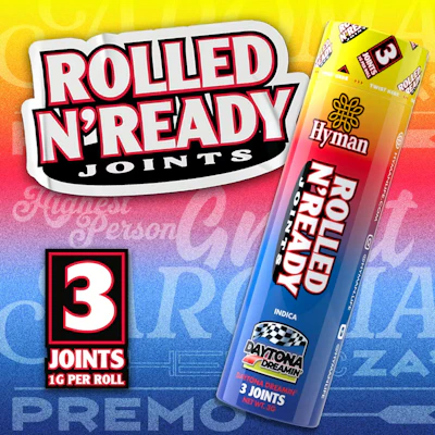 Hyman - 3-Pack 1g Prerolls - Daytona Dreamin - PRE_ROLLS by HYMAN at King of Budz