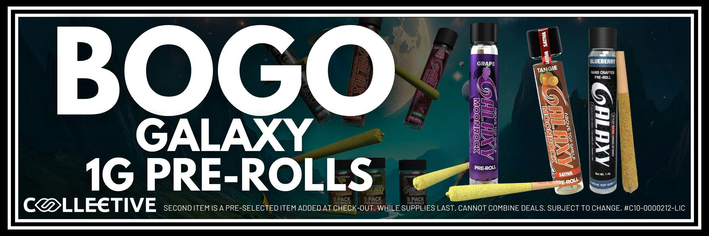 Buy One Get One Galaxy 1g Single Pre-Rolls