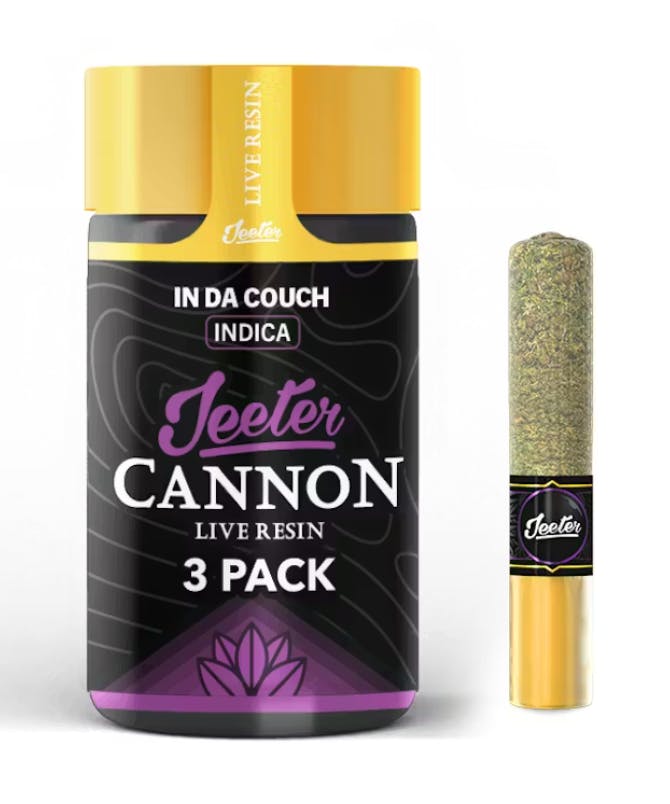Product: Jeeter | Live Resin Infused Pre-Roll 3-Pack - 1.5g - In Da Couch