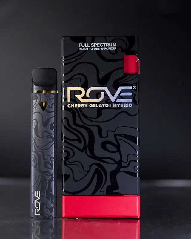 Rove Disposable Live Resin Diamond Cherry Gelato 1g (hybrid, live resin disposable)
