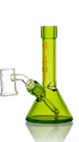 Tiny Beaker Dab Rig 10mm F Green