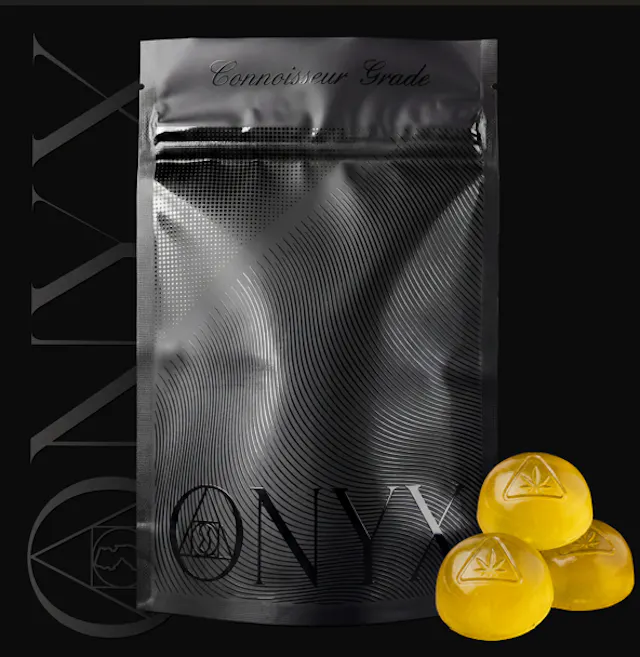 Onyx Sugar Free Gummies Lemon Face 10pk/100mg (hybrid, 2.8g)