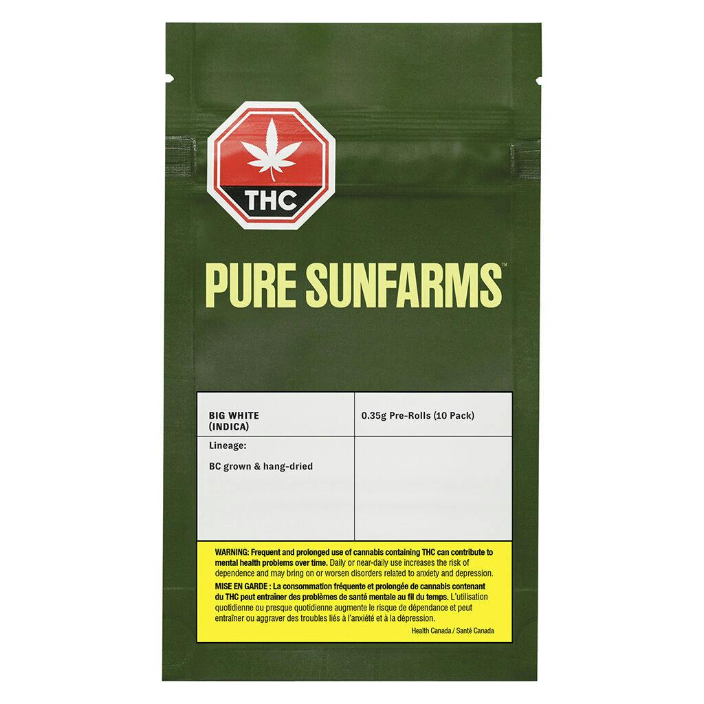 Pure sunfarms - big white prj - 10x0. 35g
