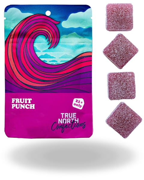 Product: True North Confections | Fruit Punch 4 Piece Gummies | 200mg*