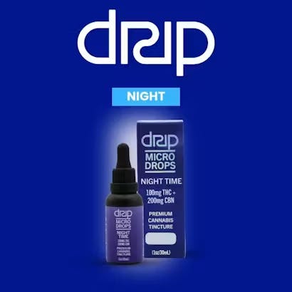 DRIP Cannabis: Micro Night Tincture (1:2 THC:CBN) 30mL | Trulieve